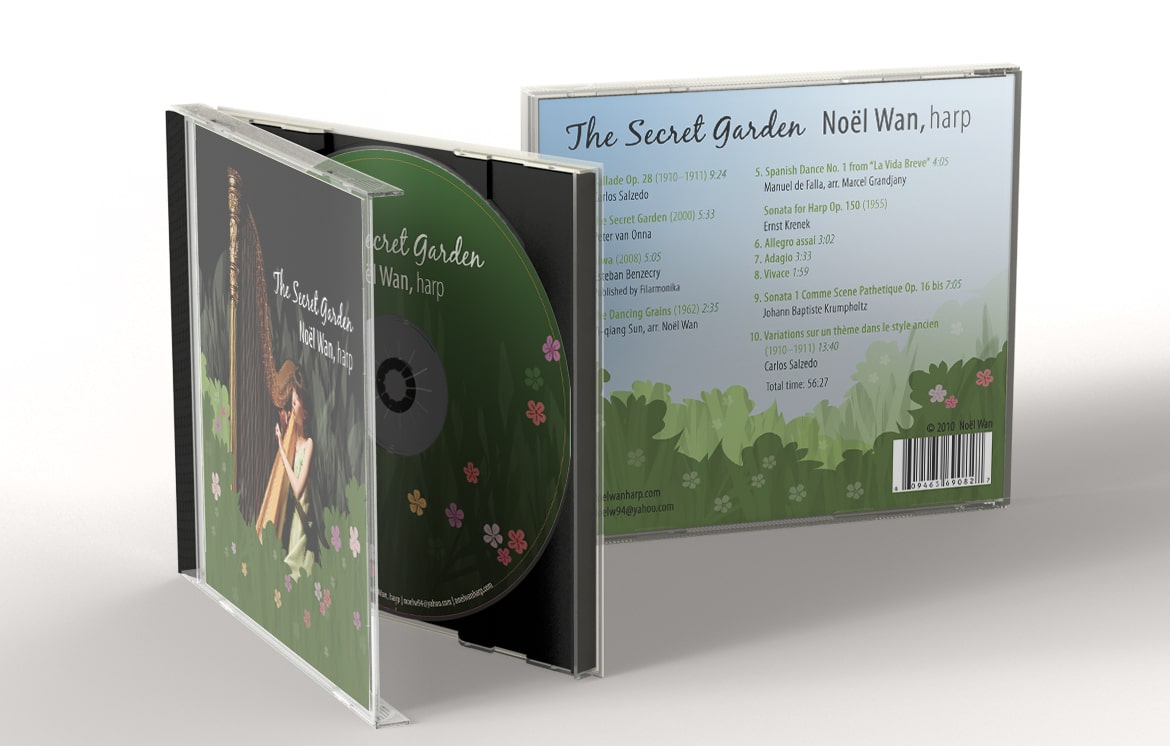 International Harp Festival Winner Noël Wan 2011 Harp Concert - The Secret Garden CD