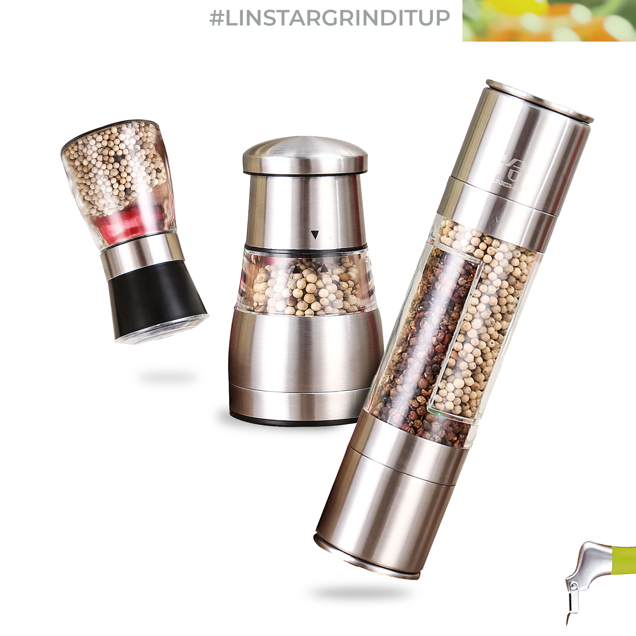 Food tastes better fresh, and that includes spices! Don’t you agree? Item SH-KA126. #linstarkitchenware #freshcrackedpepper #linstargrinditup