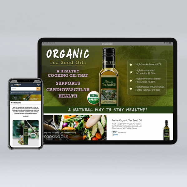 Arette Organics Amazon Store Responsive featured Image