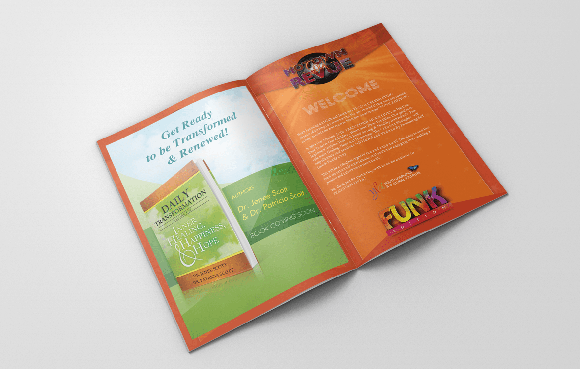 Motown Soul Revue Funk Edition Program Page Spread