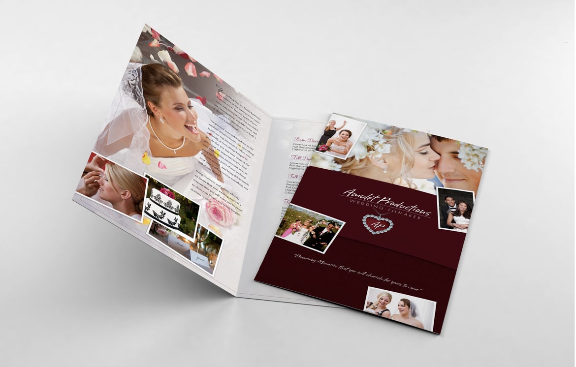 Amulet Productions Wedding Fimmaker Brochure
