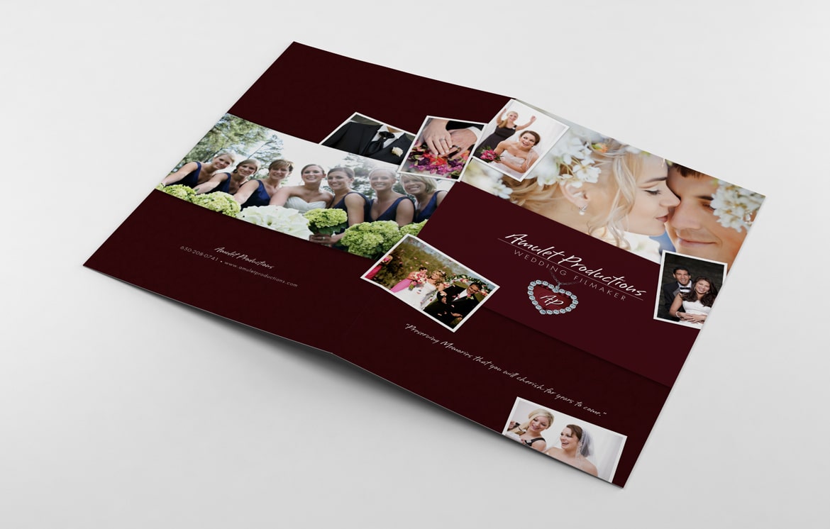Amulet Productions Wedding Fimmaker Brochure