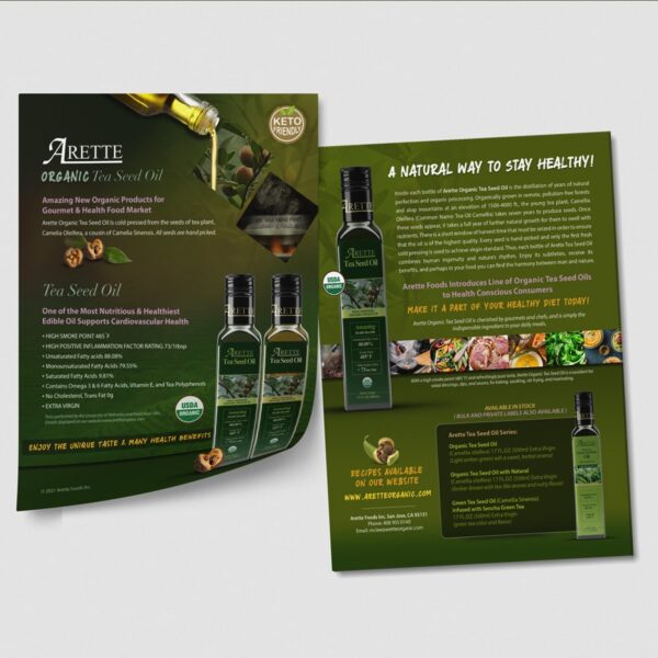 Arette Organics Flyer Portfolio Thumbnail