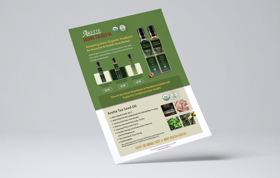 aretteorganics.com product email blast