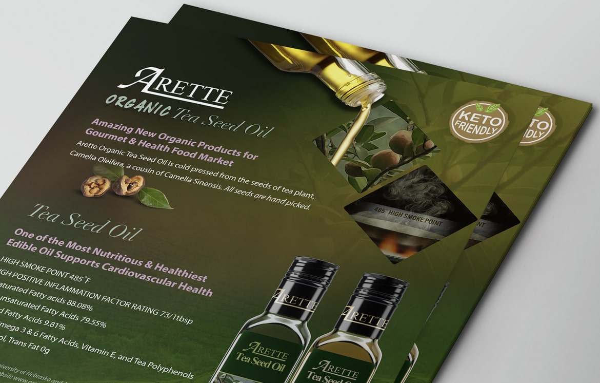 Arette Organics Product One Sheet Front Detail 2