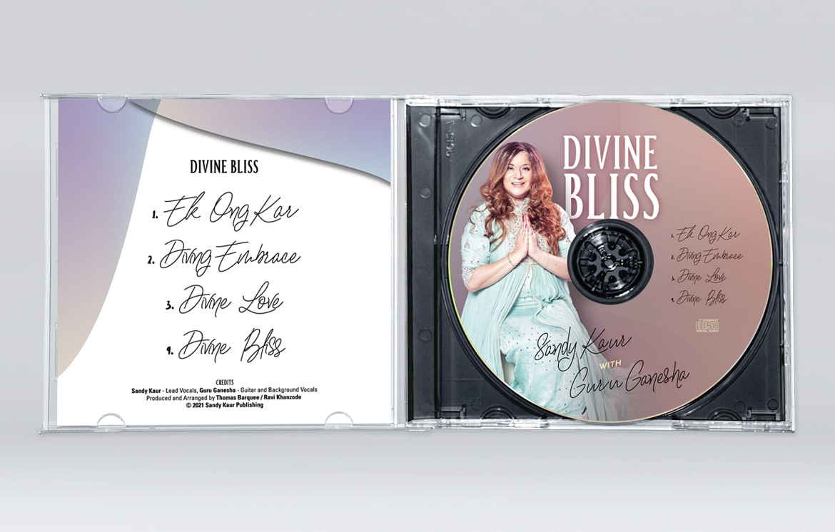 Divine Bliss by Sandy Kaur with Guru Ganesha Insert & CD