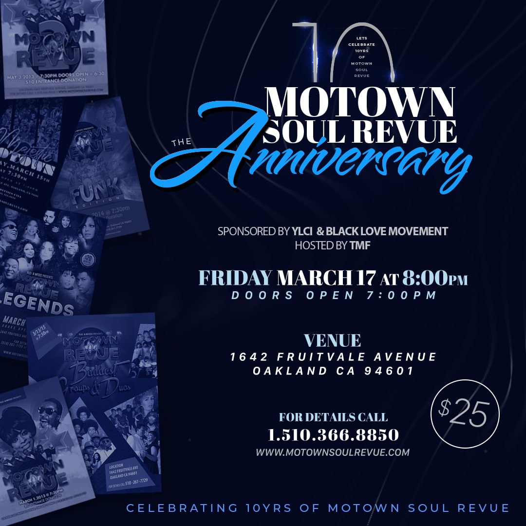 Motown Soul Revue The Anniversary Instagram flyer