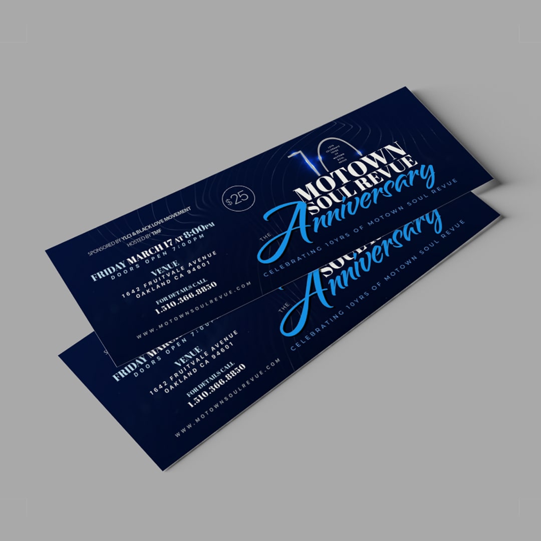 Motown Soul Revue The Anniversary Tickets