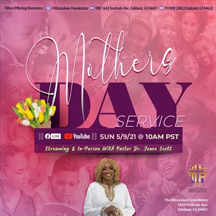 The Miraculous Foundation Mothers Day 2021 Digital Flyer