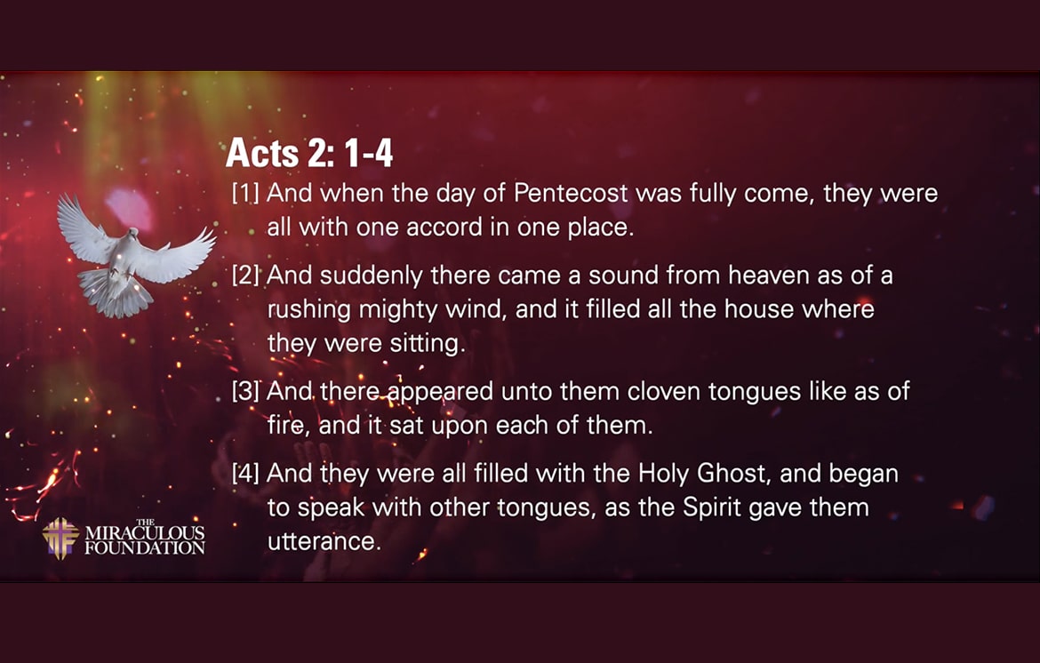 TMF pentecost 2022 scripture video