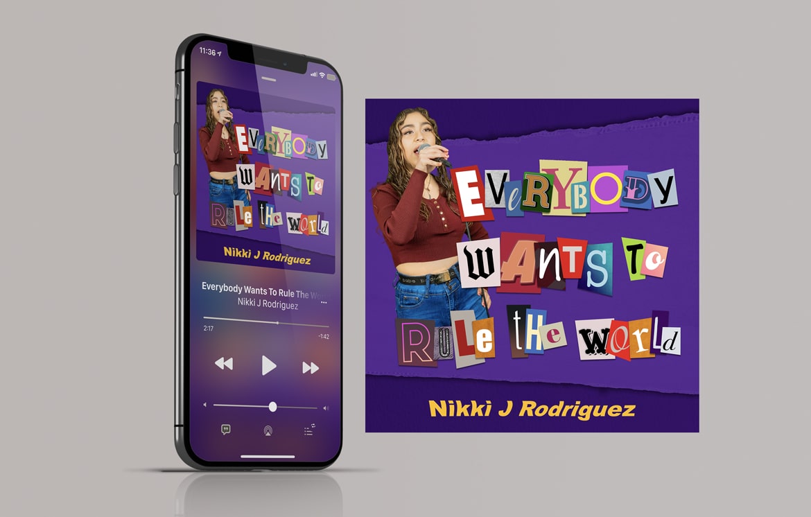 Everybody Wants To Rule The World Digital CD Cover by Nikki J. Rodriguez