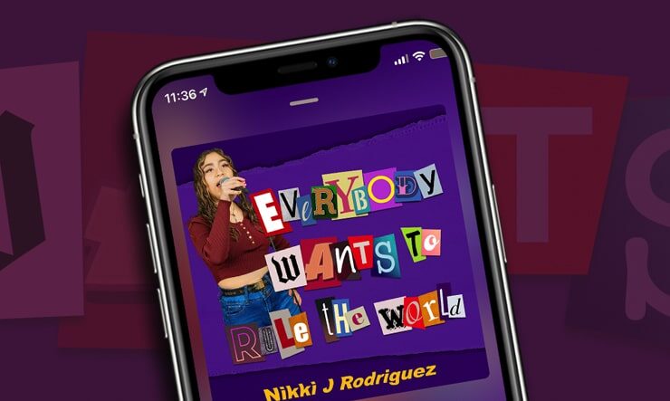 Everybody Wants To Rule The World Digital CD Cover by Nikki J. Rodriguez portfolio thumb