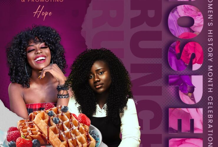 Womens Histry Month TMF Gospel Brunch Flyer